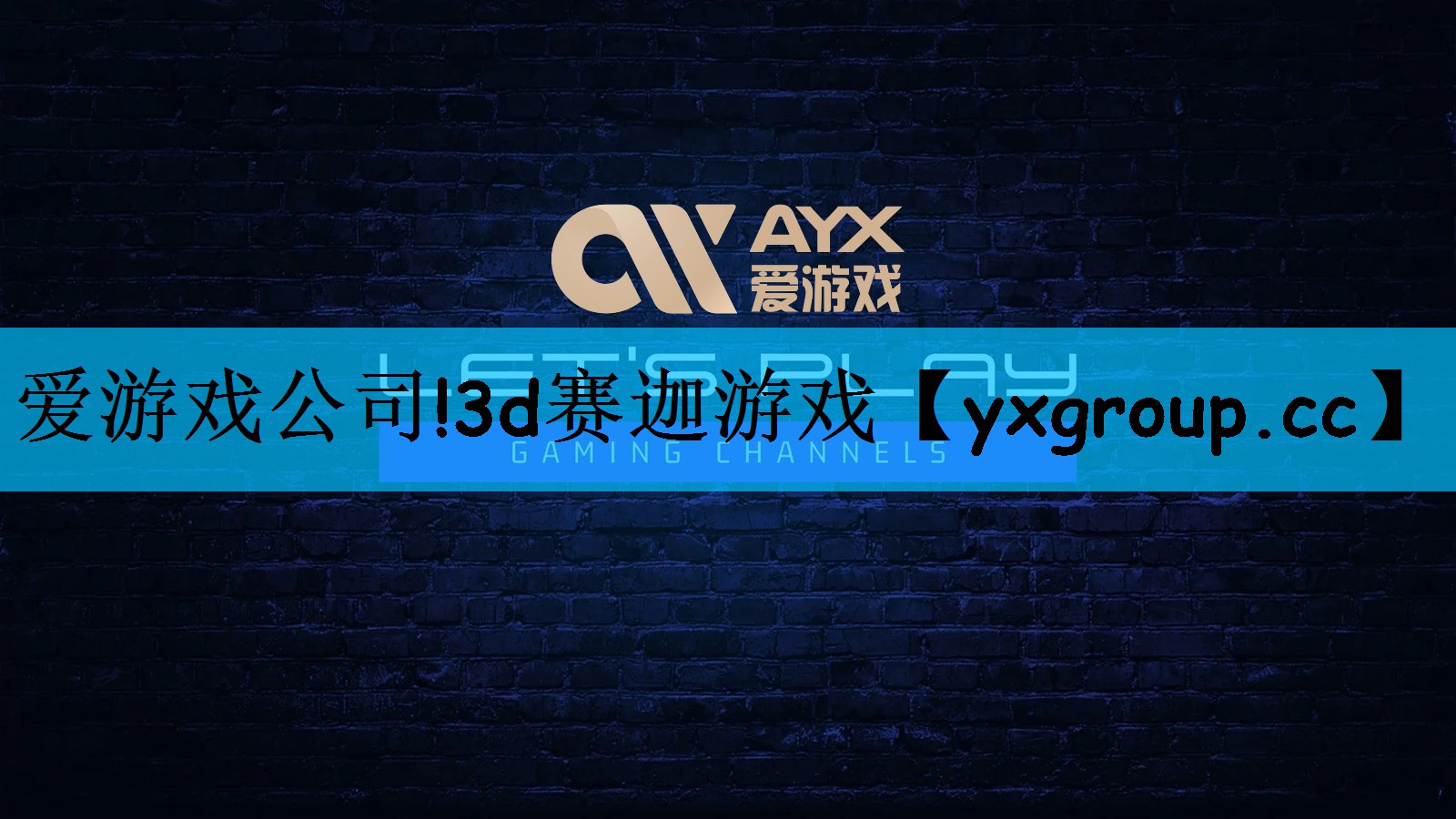 爱游戏公司!3d赛迦游戏