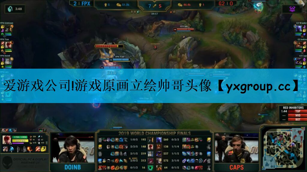 游戏原画立绘帅哥头像