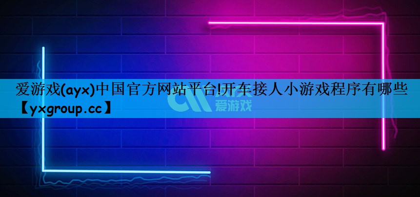 开车接人小游戏程序有哪些